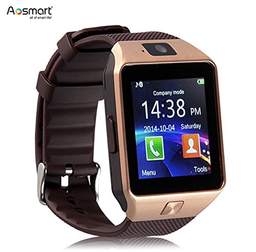 Aosmart Bluetooth Smart Watch with Camera, DZ09 Smartwatch f...