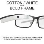 Google Glass Explorer Edition XE V2 Cotton White - Deluxe Bu...