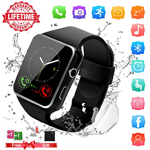 Smart Watch,Bluetooth Smartwatch Touch Screen Wrist Watch wi...