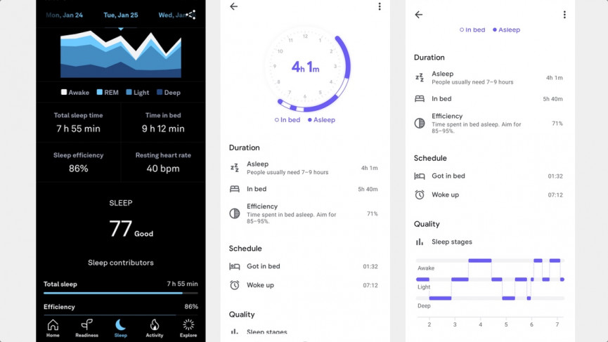 Skagen Falster Gen 6 sleep data