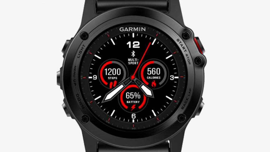 jogging garmin watch face