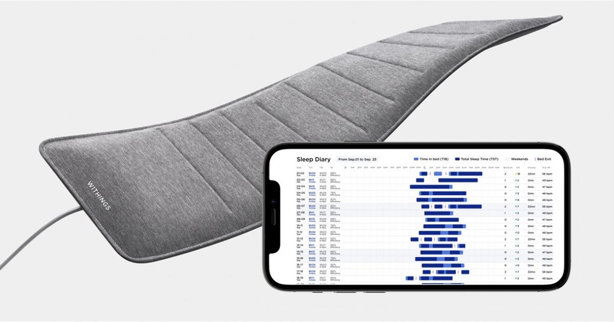 Withings Sleep Diary to help get to the bottom of your ...