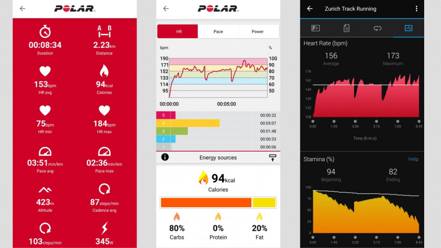 Polar Pacer Pro workout vs epix