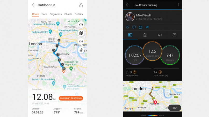 Huawei Watch Fit 2 running accuracy