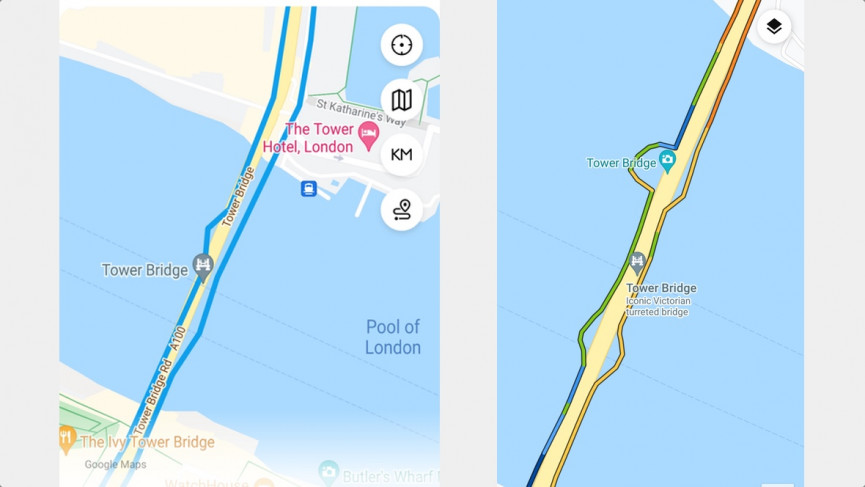Huawei Watch Fit 2 GNSS accuracy