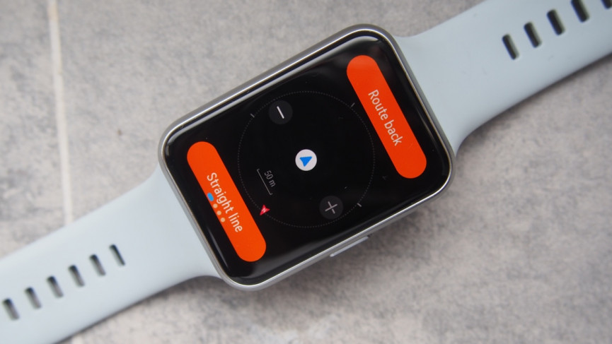 Huawei Watch Fit 2 route back