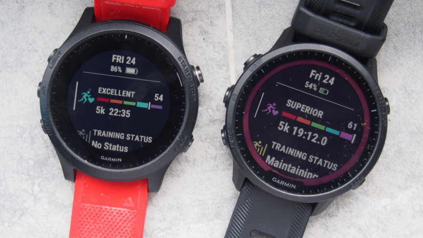Forerunner 945 (left) and Forerunner 955 (right)