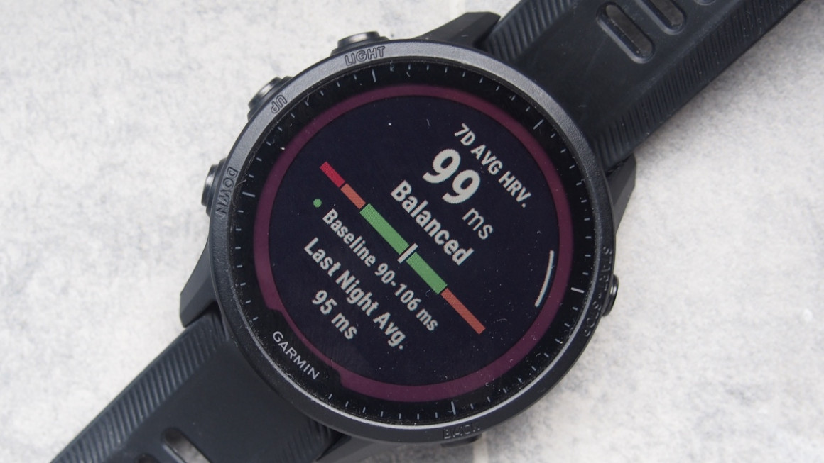 Garmin Forerunner 955 HRV testing