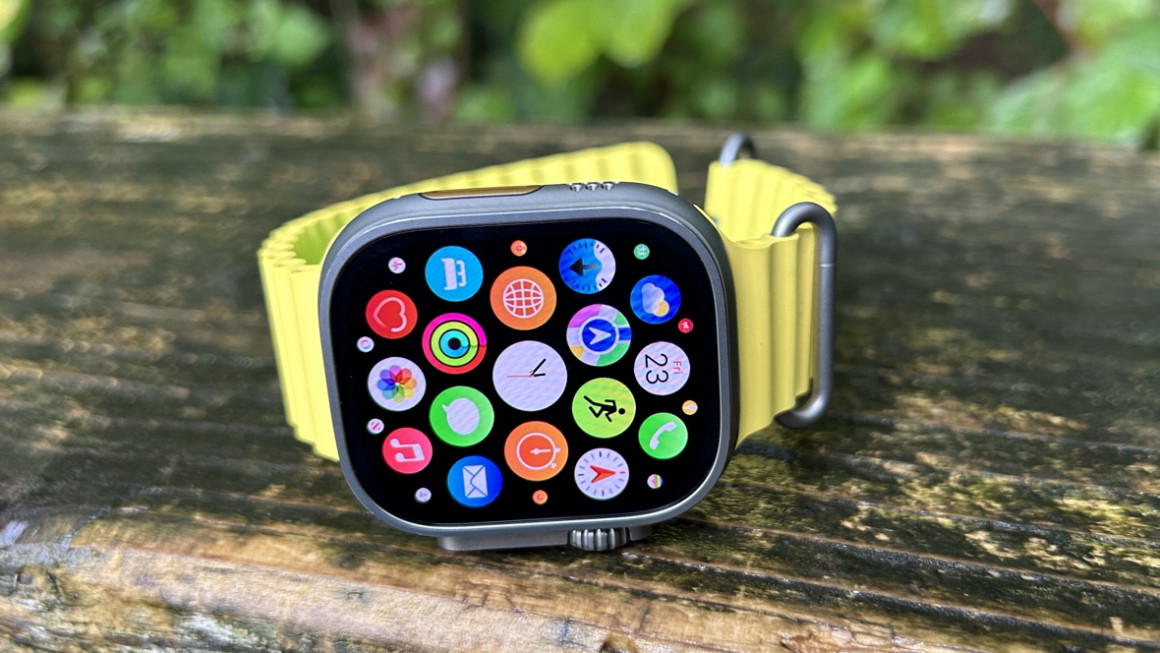 Apple Watch Ultra honeycomb view