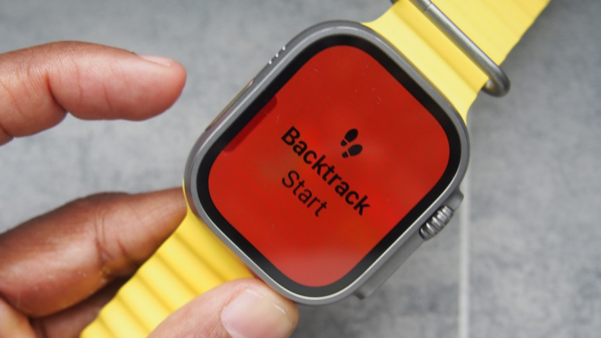 Apple Watch Ultra backtrack feature