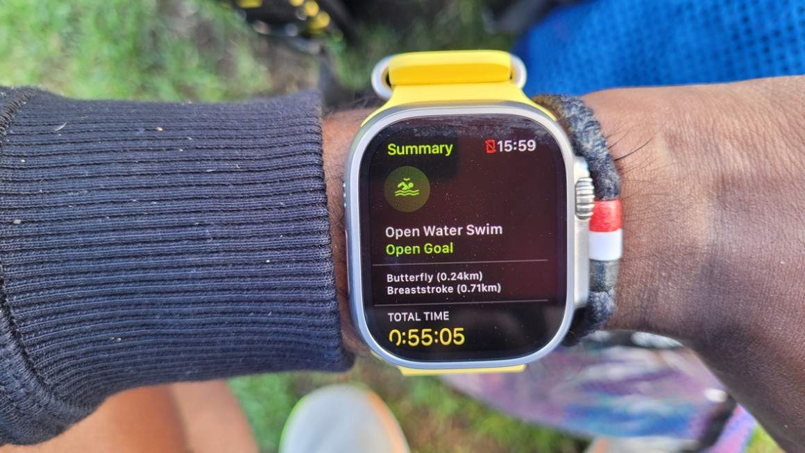 Apple Watch Ultra swim tracking