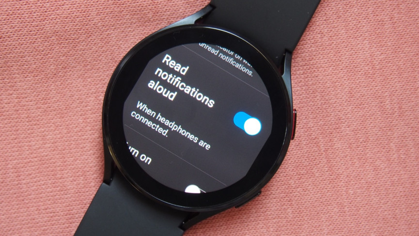 read out notifications galaxy watch