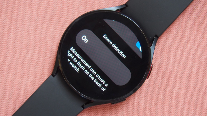 turn snore detection on galaxy watch