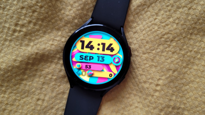 psychedelic watch face samsung
