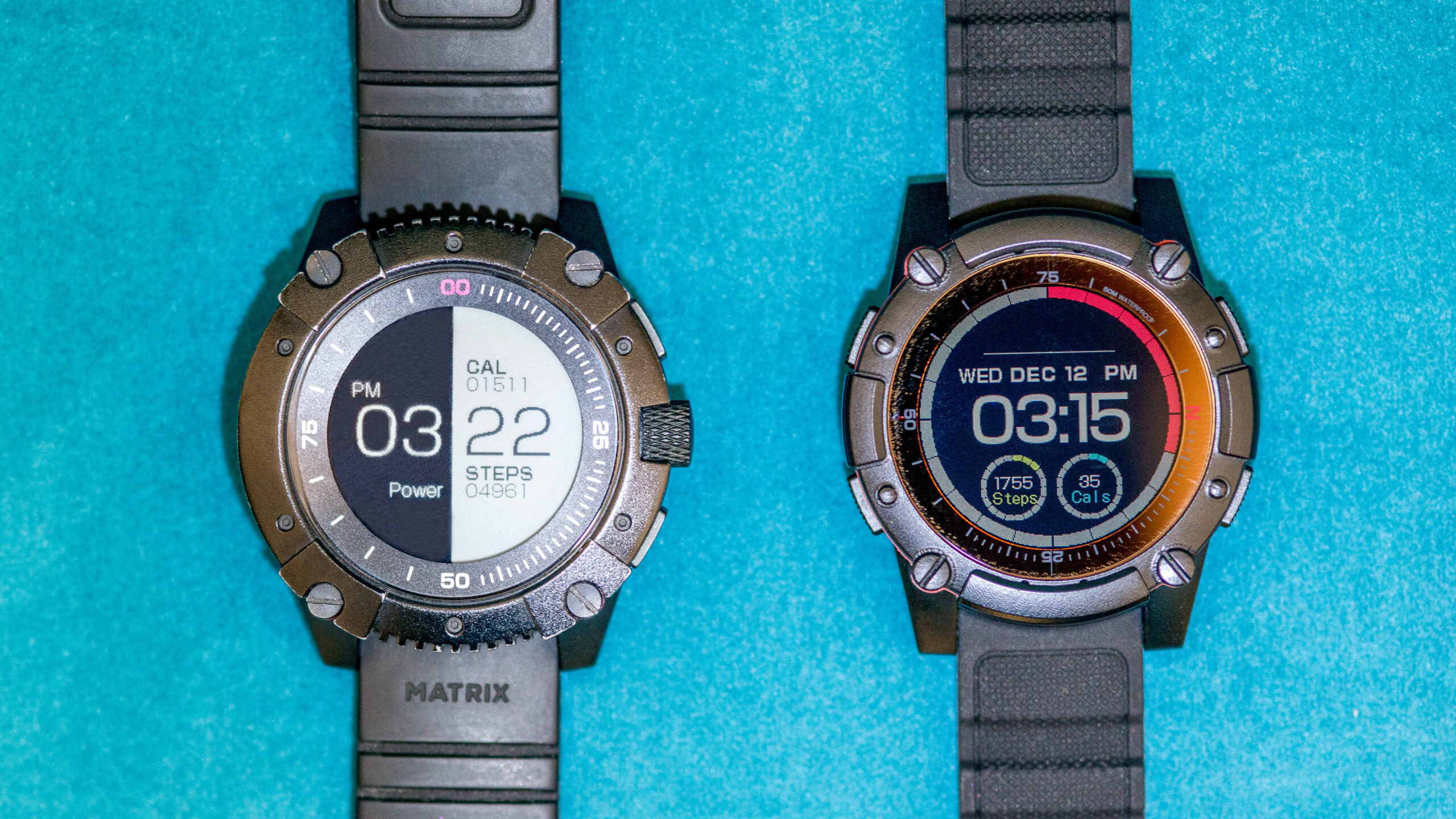 The solar-powered Matrix PowerWatch 2, up close